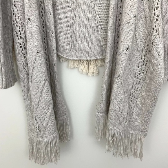 Anthropologie Angel Of The North Anais Wool Blend Long Cardigan Sweater - Picture 6 of 9